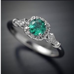 Crystal Emerald Ring